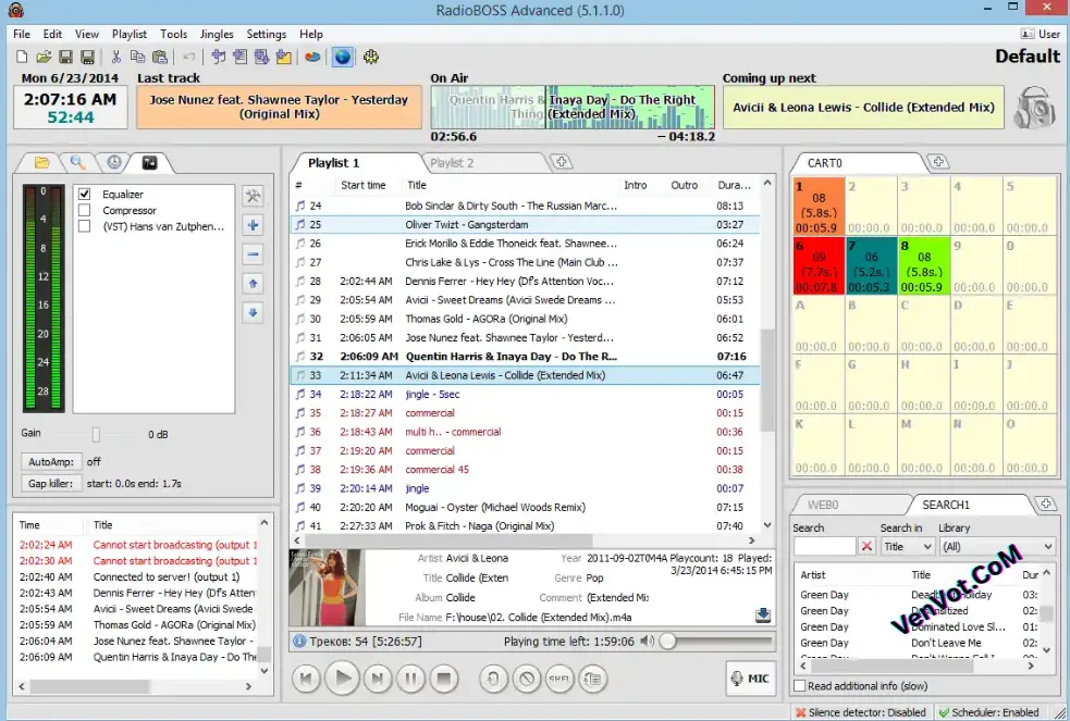 Download RadioBOSS Advanced v7114-1.webp