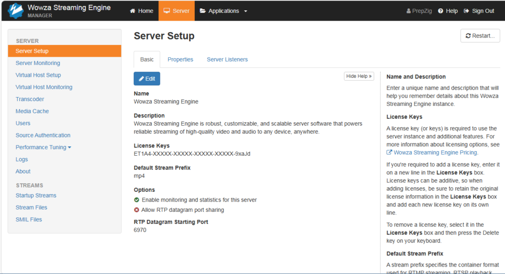 Wowza Streaming Engine 4.9.0+3 Download