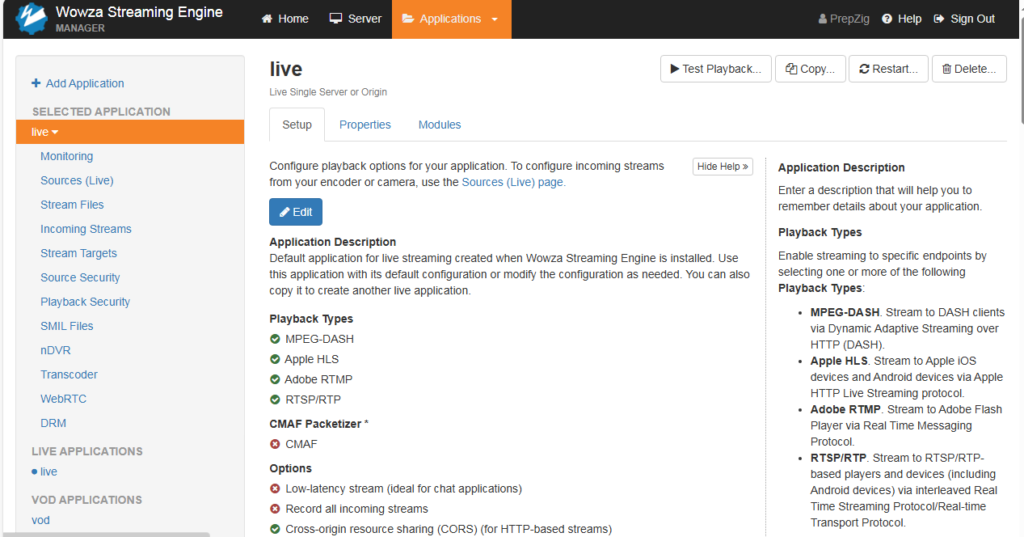 Wowza Streaming Engine 4.9.0+3 Download