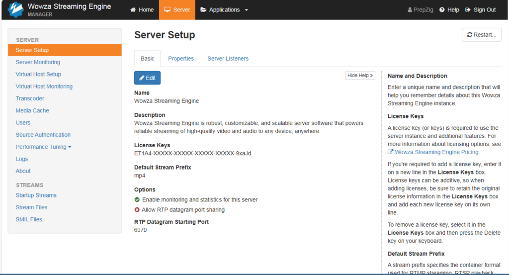 Wowza Streaming Engine 4.9.0+3 Download